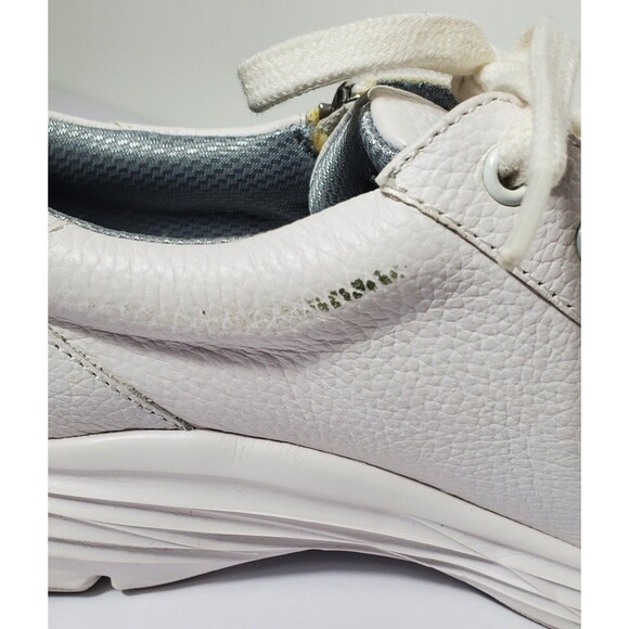 Nurse Mates Vigor Women’s Leather Nursing Shoes 6.5 White Zip Lace-Up Comfort - Picture 6 of 10